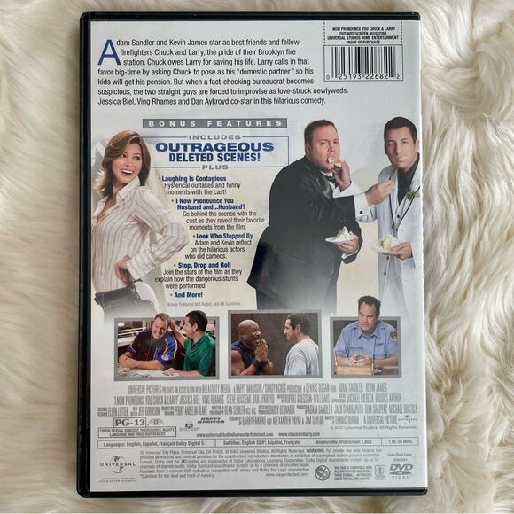 I Now Pronounce You Chuck & Larry (2007) DVD | Excellent | Buddy Comedy Romance - Picture 2 of 3